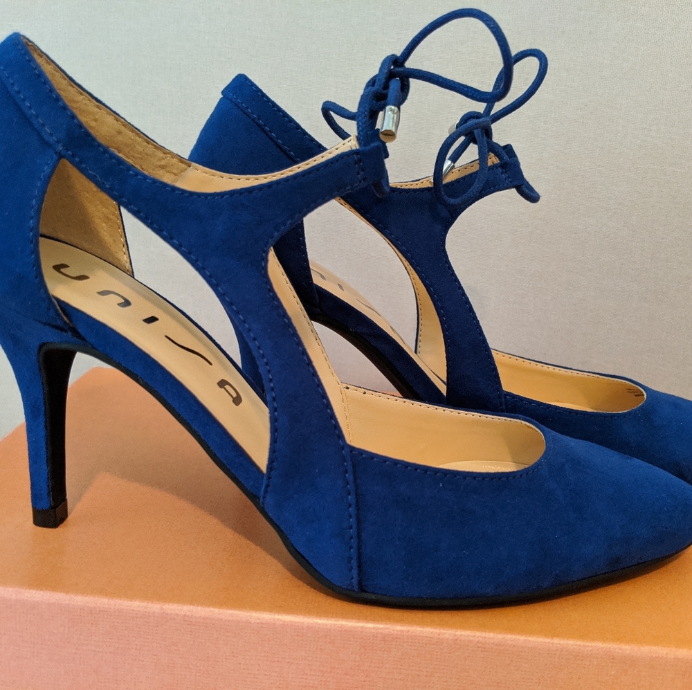 Unisa Royal Blue Tie Heels